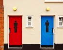 Modern Male Female Figures Wall Decal Door Sticker Modern Vinyl Wall Decals
